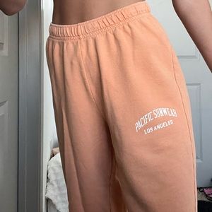 Orange Pacsun Sweatpants